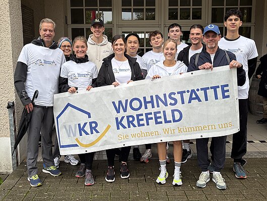 Team der Wohnstätte beim Hospizlauf 2026