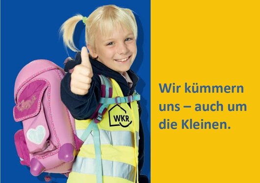 Kind mit WKR-Warnweste