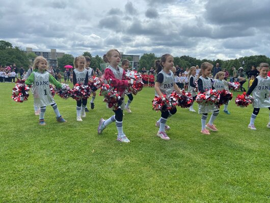 Cheerleader-Gruppe