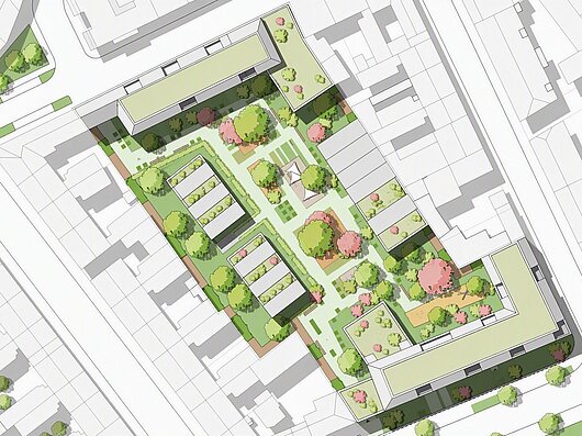 Plan für Cracau Carré