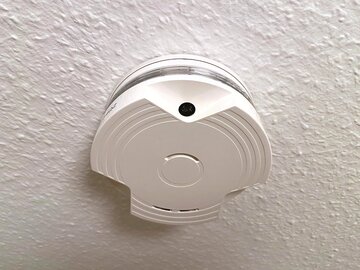 Rauchwarnmelder an der Decke