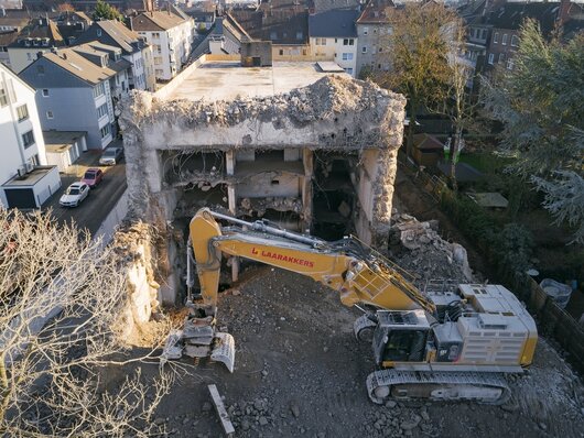 Bunker aus Vogelperspektive