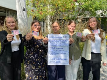 Azubis präsentieren ihren Klimaführerschein