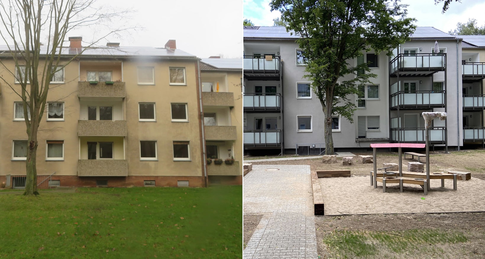 Alte Ansicht des Dorfgrabens