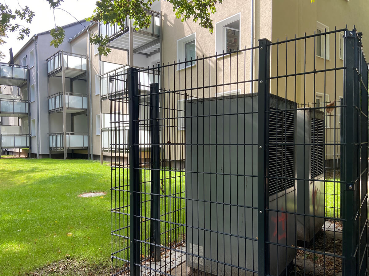 Ansicht der Wärmepumpen
